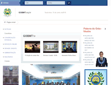 Tablet Screenshot of gobmt.org.br